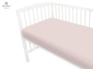 MIMINU voodilina kummiga, 120x60 cm., Powdery pink