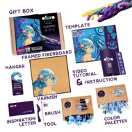 OKTO MANGA 3D kunstikomplekt Vesi 30x40 cm, 20037