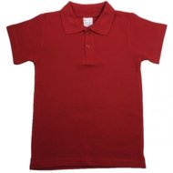 MAMAJUM lühikeste varrukatega polo särk, 10-000005, kirsi värv, 140/146 cm