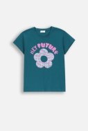 COCCODRILLO short sleeved t-shirt EVERYDAY GIRL A, rohelised, ZC4143207VGA-011-152, 152 cm