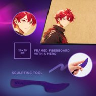 OKTO MANGA 3D kunstikomplekt Tuli 30x40 cm, 20039