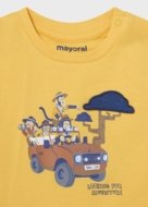 MAYORAL pikkade varrukatega t-särk 3C, banana, 1033-67