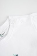 COCCODRILLO lühikeste varrukatega t-särk, valged, suurus