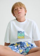 MAYORAL lühikeste varrukatega t-särk, white lemo, 6.036-29, 128  cm