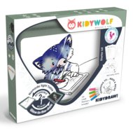 KIDYWOLF valgustusega kahepoolne joonistustahvel, KIDYDRAW-PRO