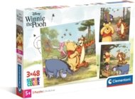 CLEMENTONI pusle Square Disney Winnie the Pooh, 3x48 tk., 25063