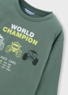 MAYORAL pikkade varrukatega t-särk, green, 3.084-20, cm