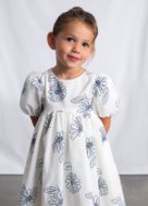 MAYORAL lühikeste varrukatega kleit, natural, 3.921-90, 92  cm