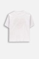 COCCODRILLO lühikeste varrukatega t-särk, valged, WC6143206RGJ-001-140, 140 cm