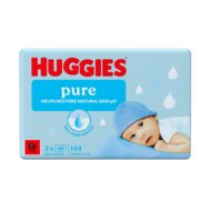 HUGGIES niisked salvrätikud PURE PLASTIC FREE, 48x3 tk., 2434936