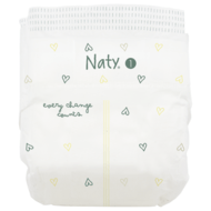 NATY mähkmed BioEmbrace, Suurus 1, 2-5 kg., 25 tk., 8000192