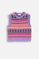 COCCODRILLO sweater ACADEMY GIRL KIDS, multicoloured, ZC4172801AGK-022-092, 92 cm