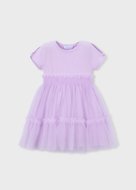 MAYORAL lühikeste varrukatega kleit, mauve, 3.915-70, 92  cm