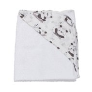 MARKLAND musliini kapuutsiga rätik PURE MUSLIN, 75x75 cm., Panda, 18-25PA