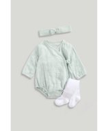 MOTHERCARE bodi, sukkpüksid ja peapael, LK396