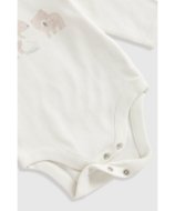 MOTHERCARE pikkade varrukatega särk, beež särk ja nokamütsike, GF294