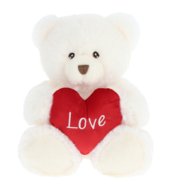 KEEL TOYS pehme mänguasi karu Harry südamega, kreemikarva, 20 cm, SV3475