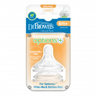 DR.BROWNS III tase silikoon lutt 6-9k 2 tk WN3201-INTL