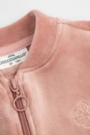 COCCODRILLO sweatshirt FLOWERS GIRL NEWBORN, powder pink, ZC4132201FGN-033-086, 86 cm
