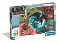 CLEMENTONI LAPSED PUZZLE How To Train Your Dragon, 104 tk,, 25035