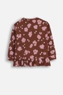 COCCODRILLO t-särgid CRAFT PUNK GIRL KIDS, pruun, ZC5143103CGK-018-122, 122 cm