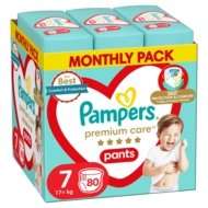 PAMPERS püksmähkmed Premium Care, 7 suurus 15+kg, 80 tk, 80778798