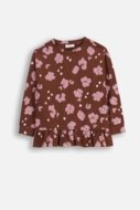 COCCODRILLO t-särgid CRAFT PUNK GIRL KIDS, pruun, ZC5143103CGK-018-122, 122 cm