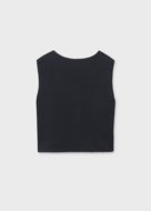 MAYORAL varrukateta pluus, black, 6.020-31, cm