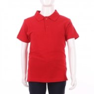 MAMAJUM lühikeste varrukatega polo särk, 10-000005, punased, 140/146 cm