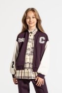 COCCODRILLO pullover with zipper ACADEMY GIRL JUNIOR, värviline, ZC4132202AGJ-022-164, 164 cm