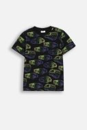 COCCODRILLO t-shirt EVERYDAY BOY A, mustad, ZC4143218VBA-021-122, 122 cm
