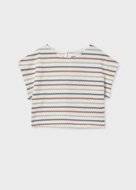 MAYORAL varrukateta t-särk, bone, 6.022-33, 128  cm