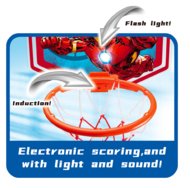 STAMP Iron Mani korvpallijalg tulede ja helidega, 100-160 cm, IM725652