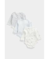 MOTHERCARE pikkade varrukatega bodi, 3 tk., CB279
