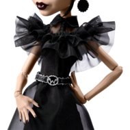 MONSTER HIGH X WEDNESDAY kollektsiooni nukk - peokleidis Wednesday, HXJ03