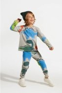 COCCODRILLO leggings DIGITAL BOY KIDS, hallid, ZC4122701DBK-019-122, 122 cm