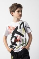 COCCODRILLO t-särk SPORTS BOY JUNIOR, valge, cm