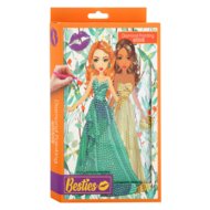 BESTIES märkmik teemantmaalinguga, assortii, 140008