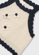 MAYORAL varrukateta pluus, bone-black, 6.021-35, cm