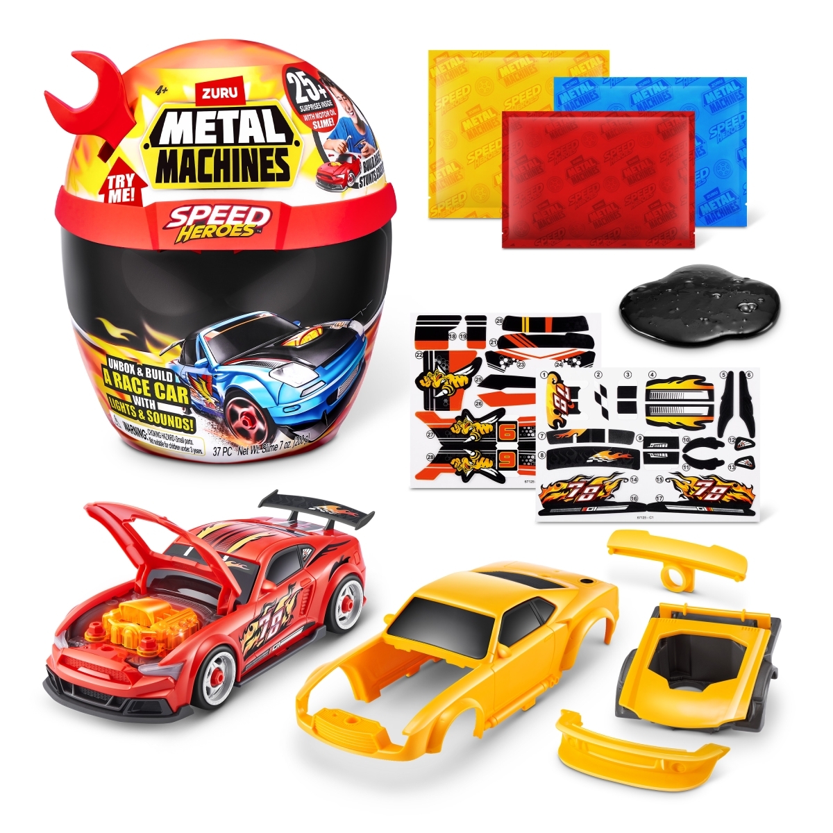 METAL MACHINES kokkupandav auto mudel, assortii, 67125 | Plastikust