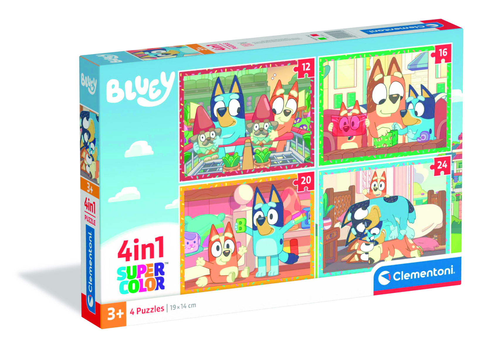 CLEMENTONI pusle 4 in1 Bluey, 4 tk, 21530 | Pusled lastele