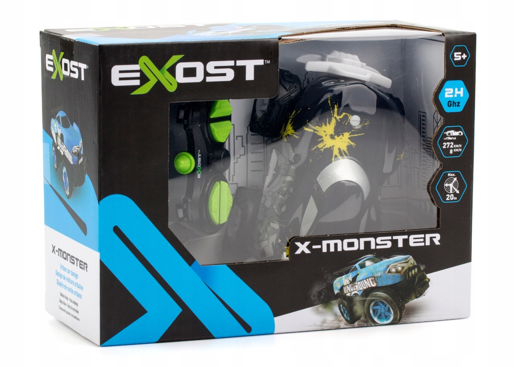 Silverlit EXOST Build2Drive Auto RC Gialla: Costruisci E Corri A 8 Km/h - 2