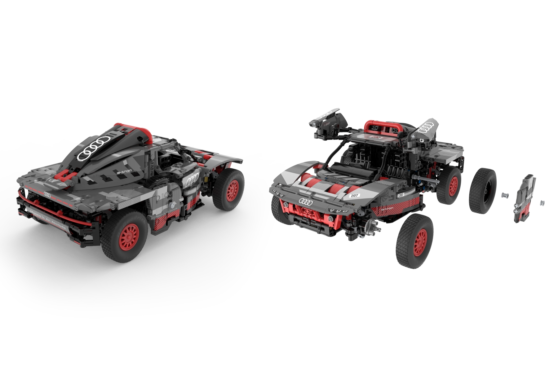 RASTAR 1:14 kokkupandav auto mudel Audi RS Q e-tron Bricks, 92170 ...
