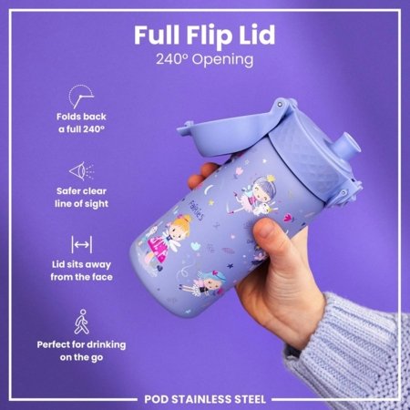 ION8 roostevabast terasest veepudel, Fairies, 400 ml., I8SS400PVFAIRY 