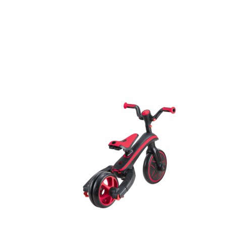 GLOBBER kolmerattaline jalgratas Explorer Trike Foldable 4 In 1, punane, 732-102 