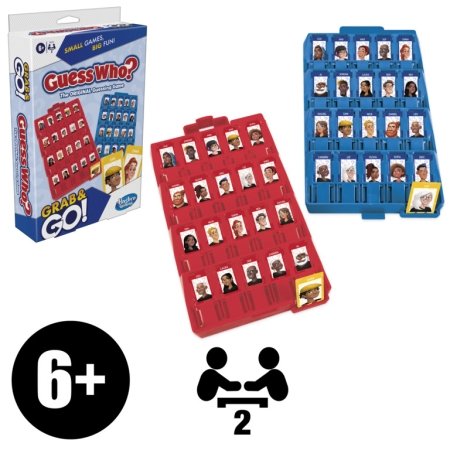 HASBRO GAMING reisimäng GUESS WHO, F825774A 