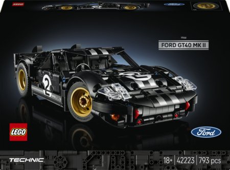 42223 LEGO® Technic 1966 Ford GT40 MKII võidusõiduauto 