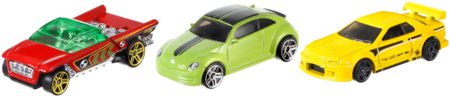 HOT WHEELS 3 autot komplekt, K5904 