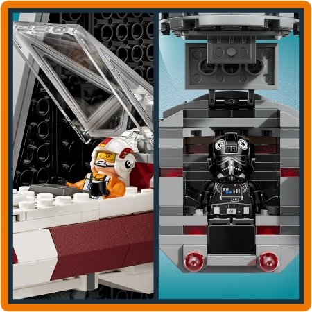75393 LEGO® Star Wars™ TIE Fighter-i ja X-Wing-i kombo 