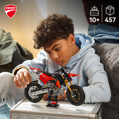 42238 LEGO® Technic Ducati Desmo450 MX Factory mootorratas 